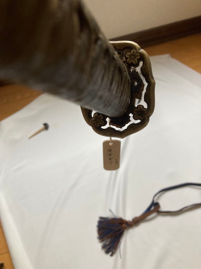 ま*ん様 94式軍刀　模造刀身　尉官サーベル用刀緒