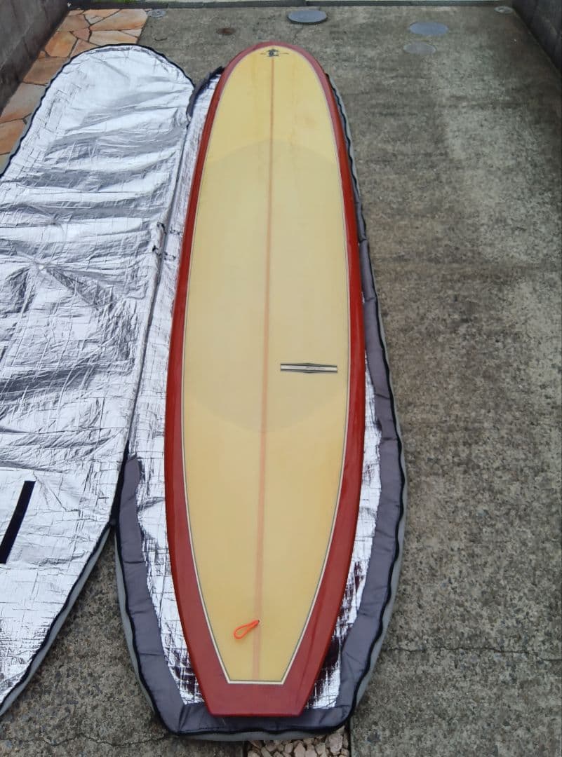 【手渡し】YUサーフ　ケビンコネリーシェイプ ノーズライダー 9.4純正フィン付