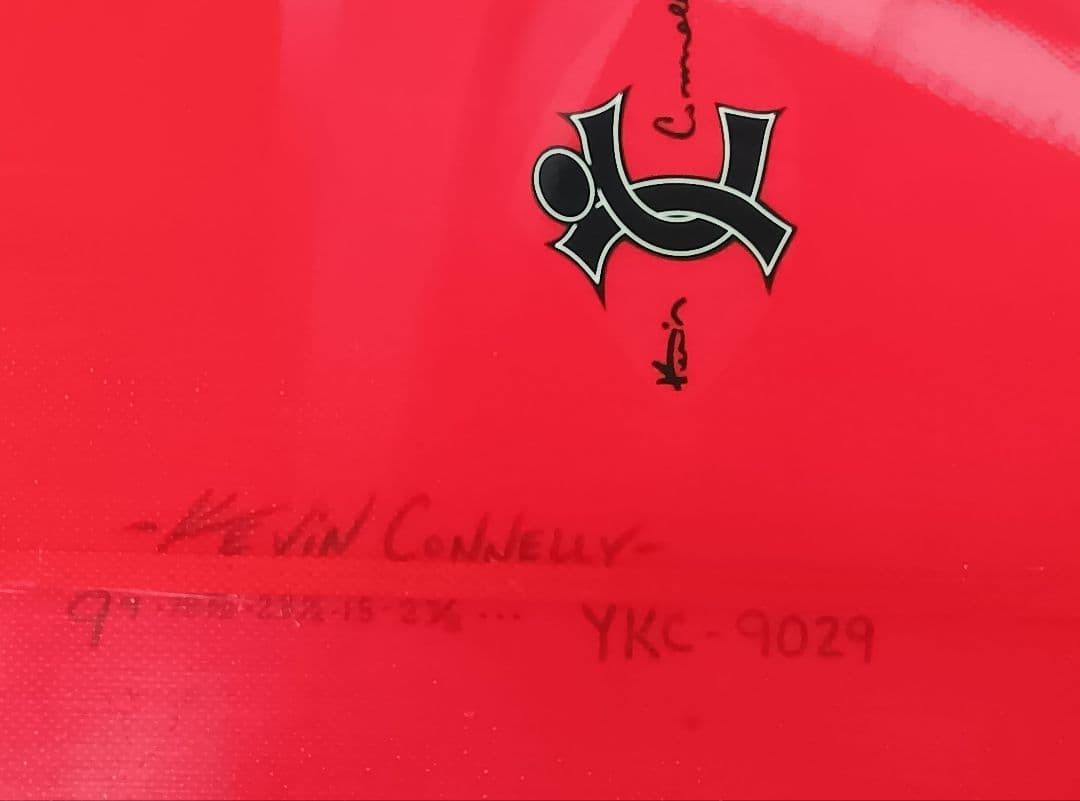 【手渡し】YUサーフ　ケビンコネリーシェイプ ノーズライダー 9.4純正フィン付