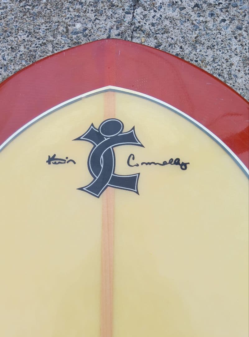 【手渡し】YUサーフ　ケビンコネリーシェイプ ノーズライダー 9.4純正フィン付