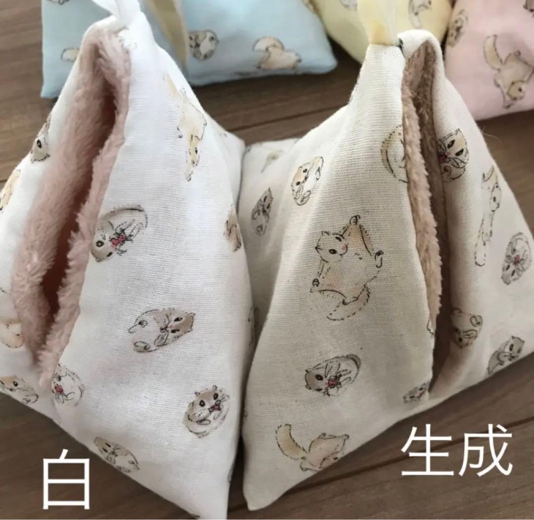 オーダーページ　フクモモ柄テトラポーチ