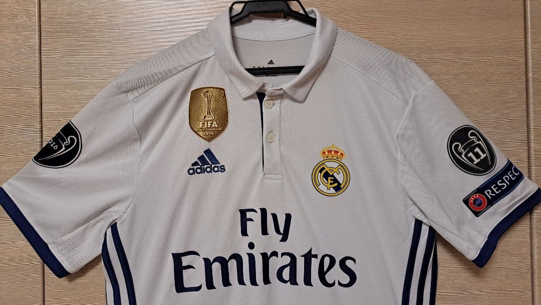 【稀少】アディダス レアルマドリード 2016/17 セルヒオラモスHユニ #4