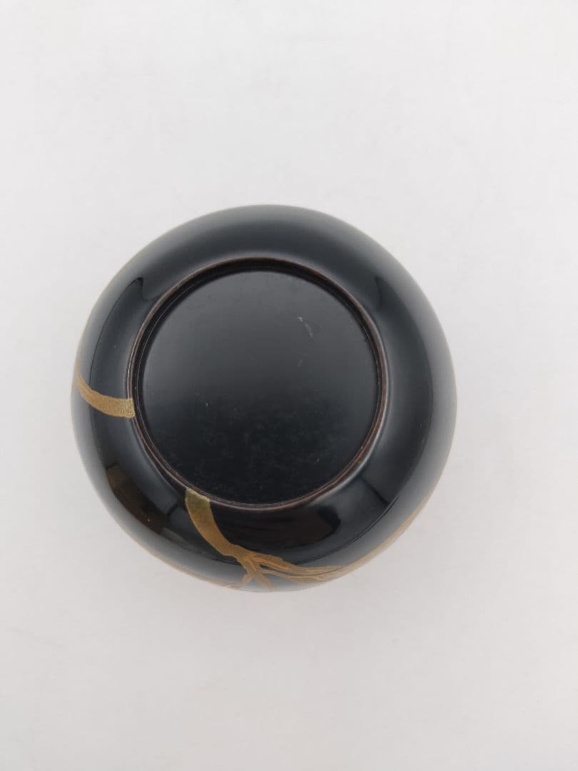 b853【新品・未使用】大棗 紫陽花 村田道寛 木箱 茶道具