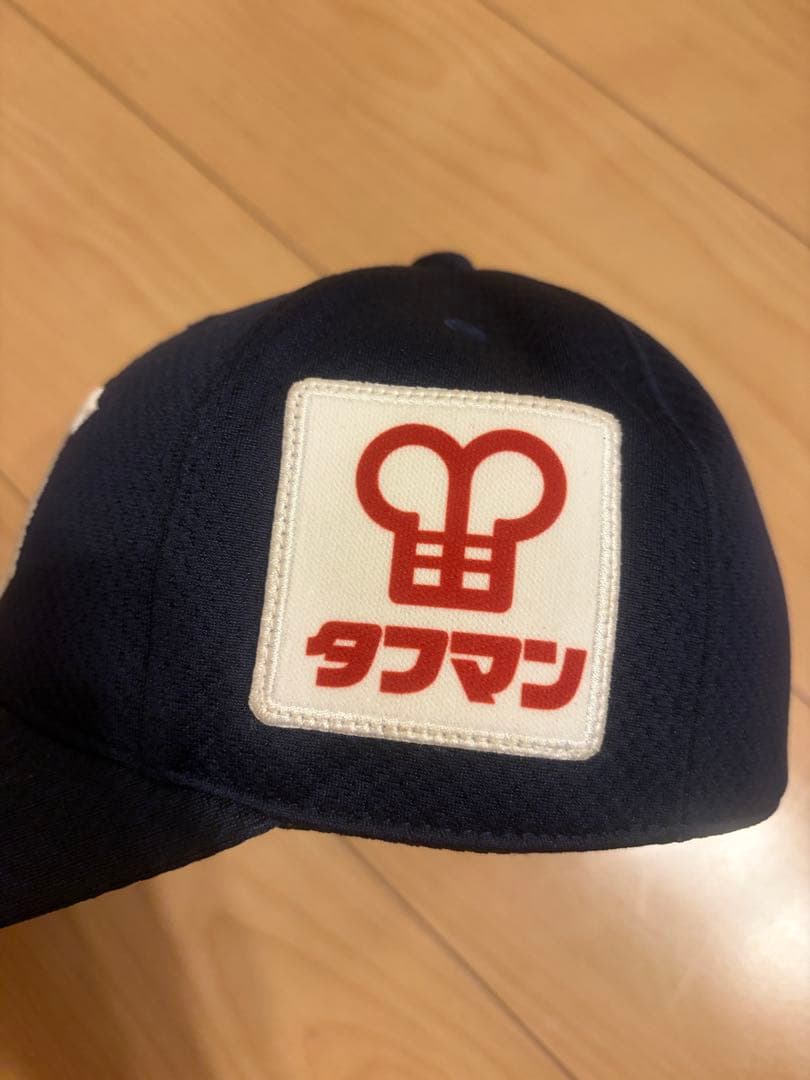 ヤクルトスワローズ　実使用　キャップ　支給品