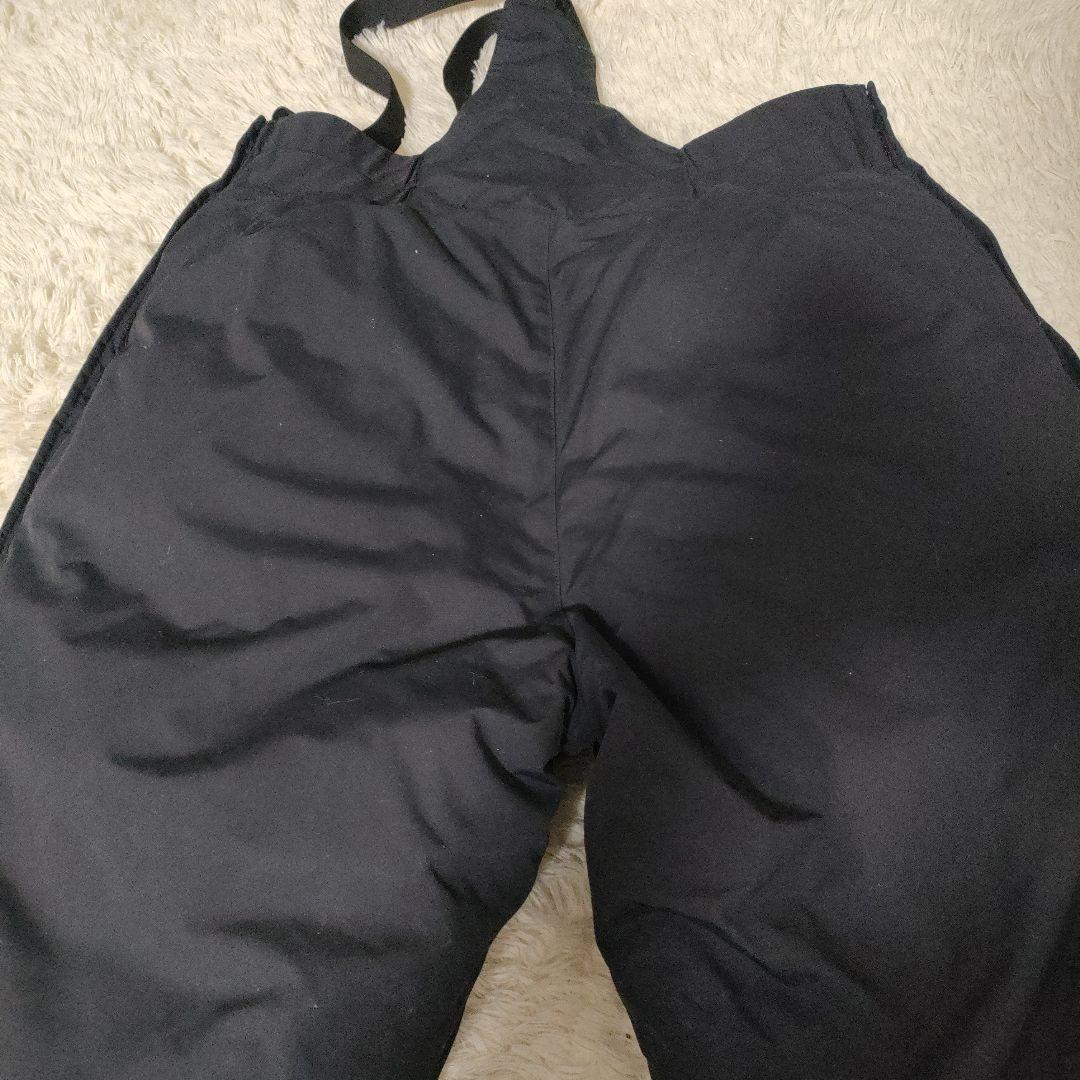 モンベル　ポーラーダウン ビブ　ブラック Ｌ