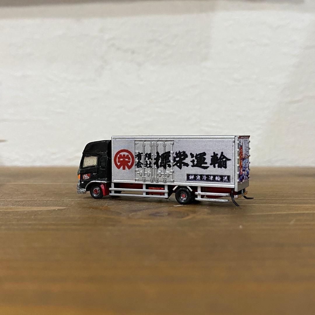 レ*オ様 トラックコレクション　4トン冷凍車日野レンジャーハイルーフ自作品　1/