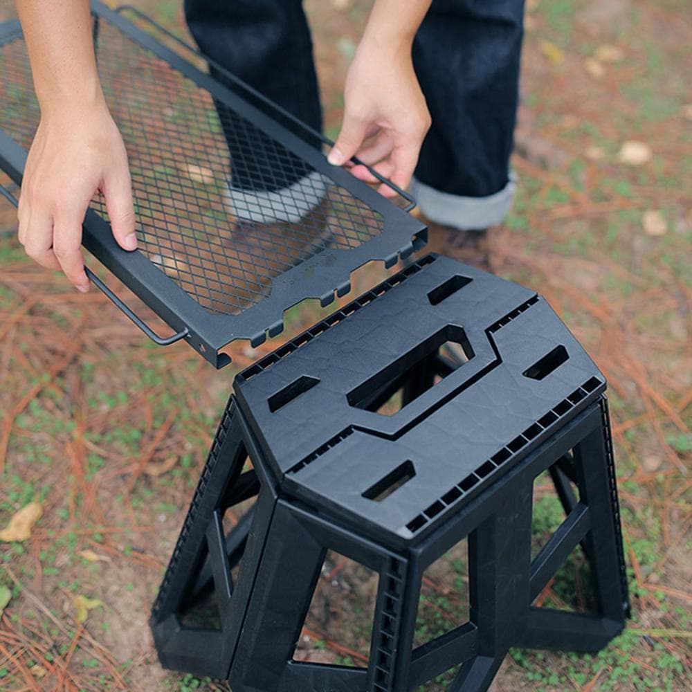 ジャグ置き　アイアンテーブル　脚立　スツール　ソロキャンプ　ラック　ゴールゼロΔ