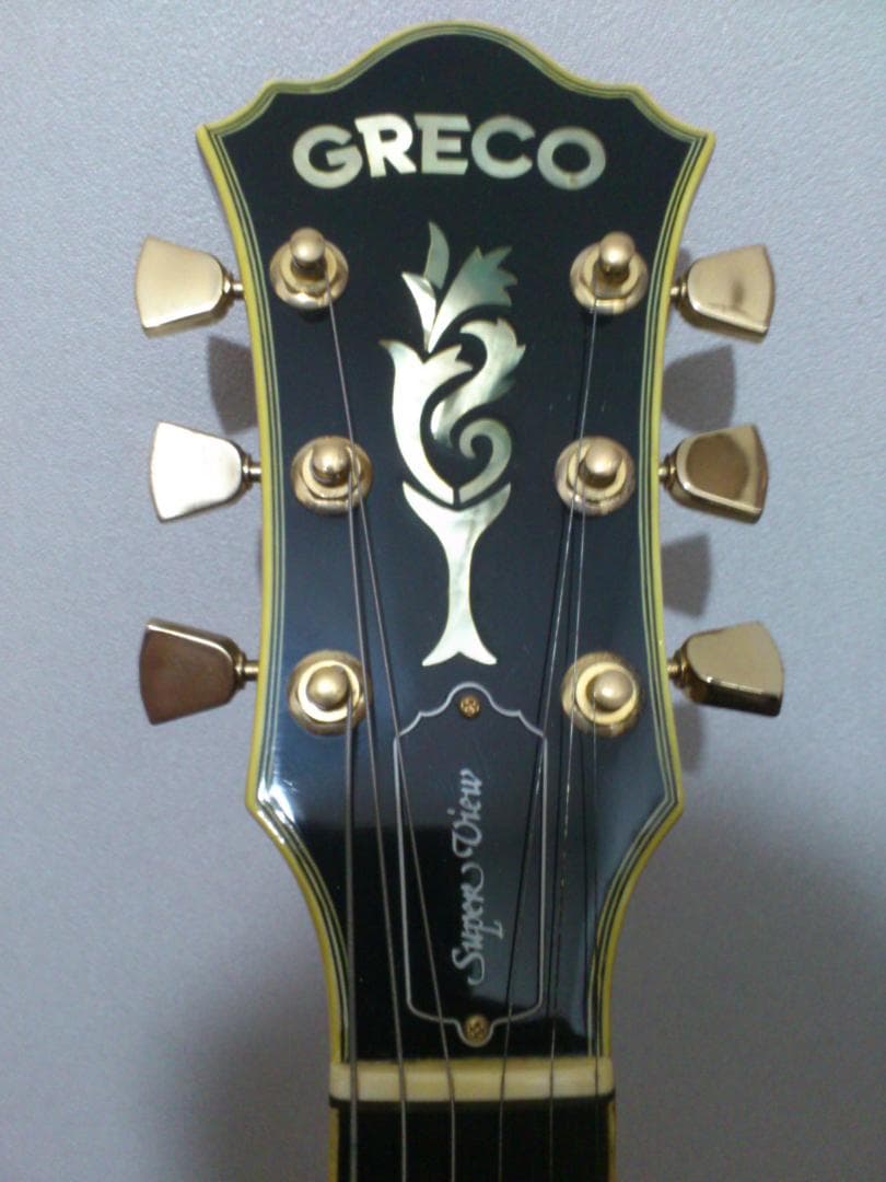 グレコ ヴィンテージ ギター SV-800 セミアコ ワイン