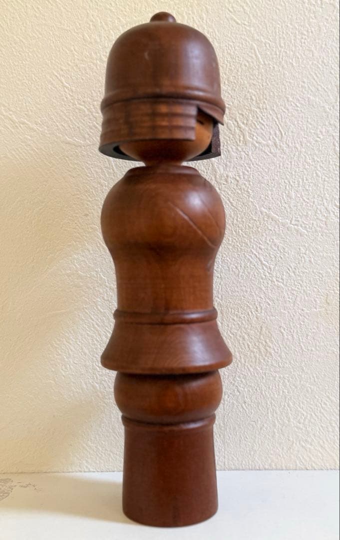 【希少・大型】創作こけし 関口三作 作「武人」高さ約27cm