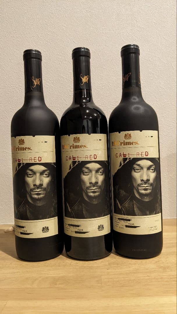 新ボトル 19 Crimes 赤ワイン Snoop Dogg 2本