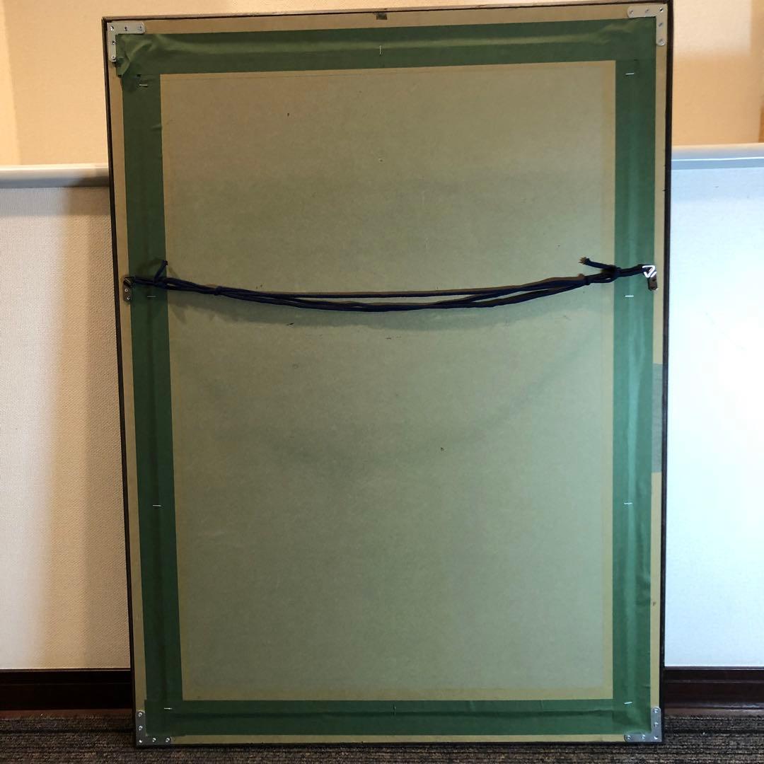 ロジェ・ボナフェ 「二人の少女」 リトグラフ　額縁付絵画　作家直筆サイン入り