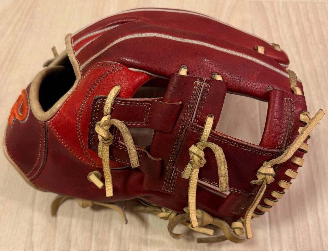 ドナイヤ DJNIM 一般軟式 内野手用 右投げ 型付け済み 使用感あり　野球