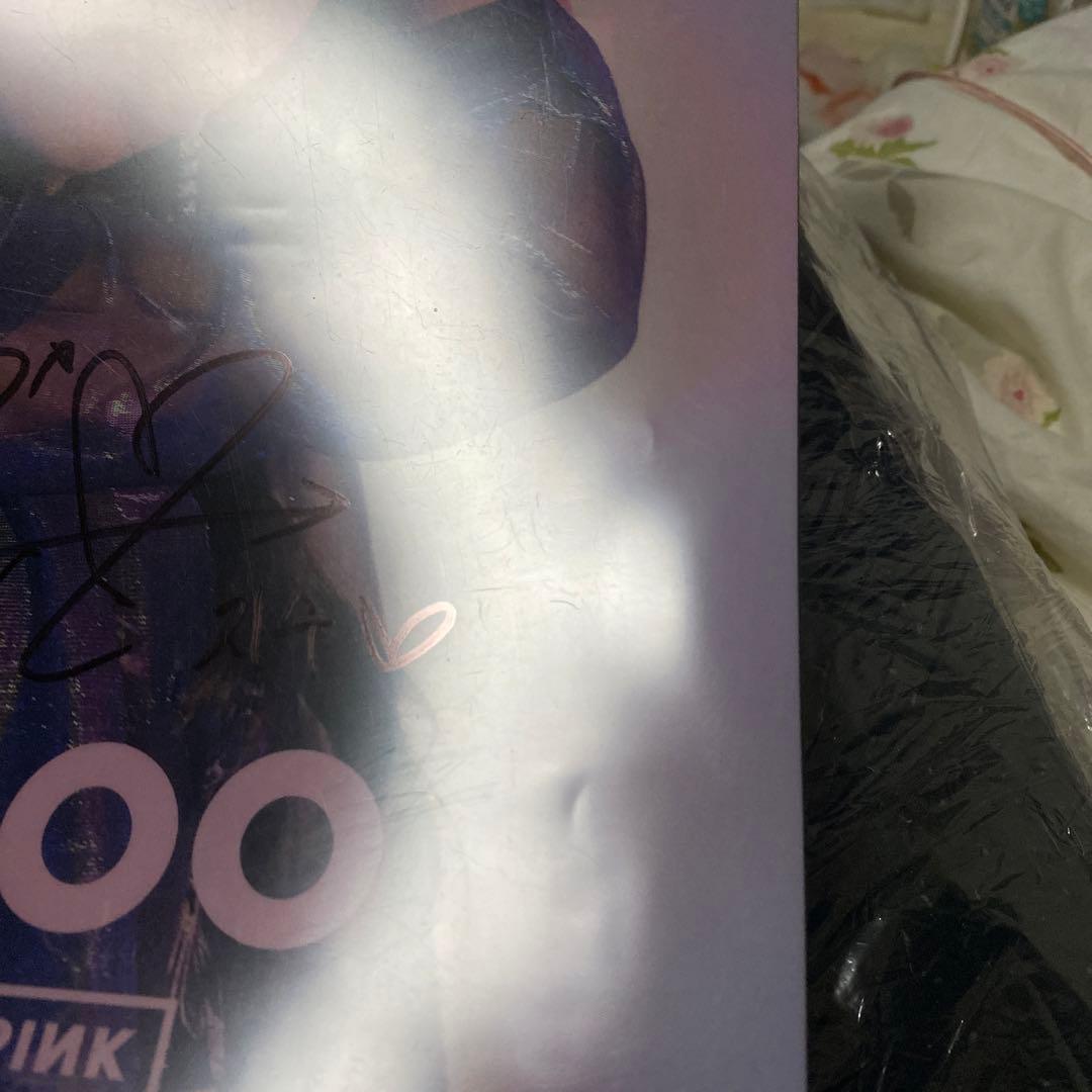 BLACKPINK ジス　JISOO サイン入りクリアファイル