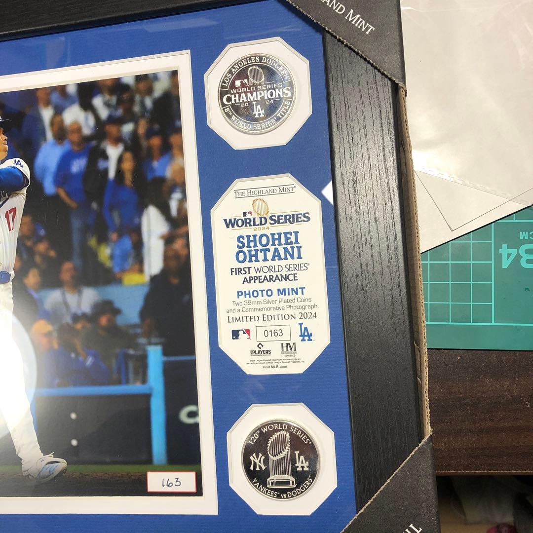 12743大谷翔平 ワールドシリーズ記念フレーム