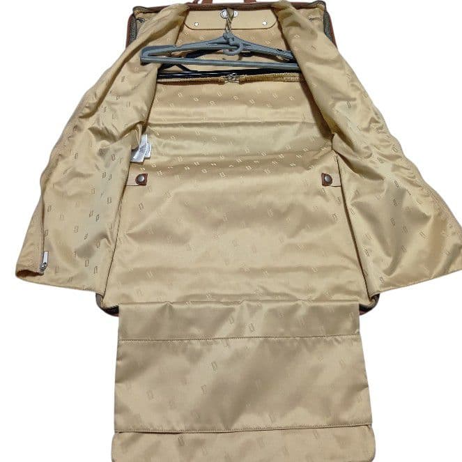 【美品】Hartmann ハートマン レザー ツイード ガーメントケース