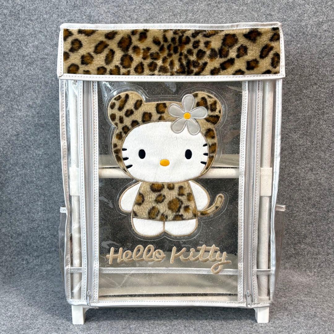 ハローキティ ヒョウ柄 棚 収納ラック