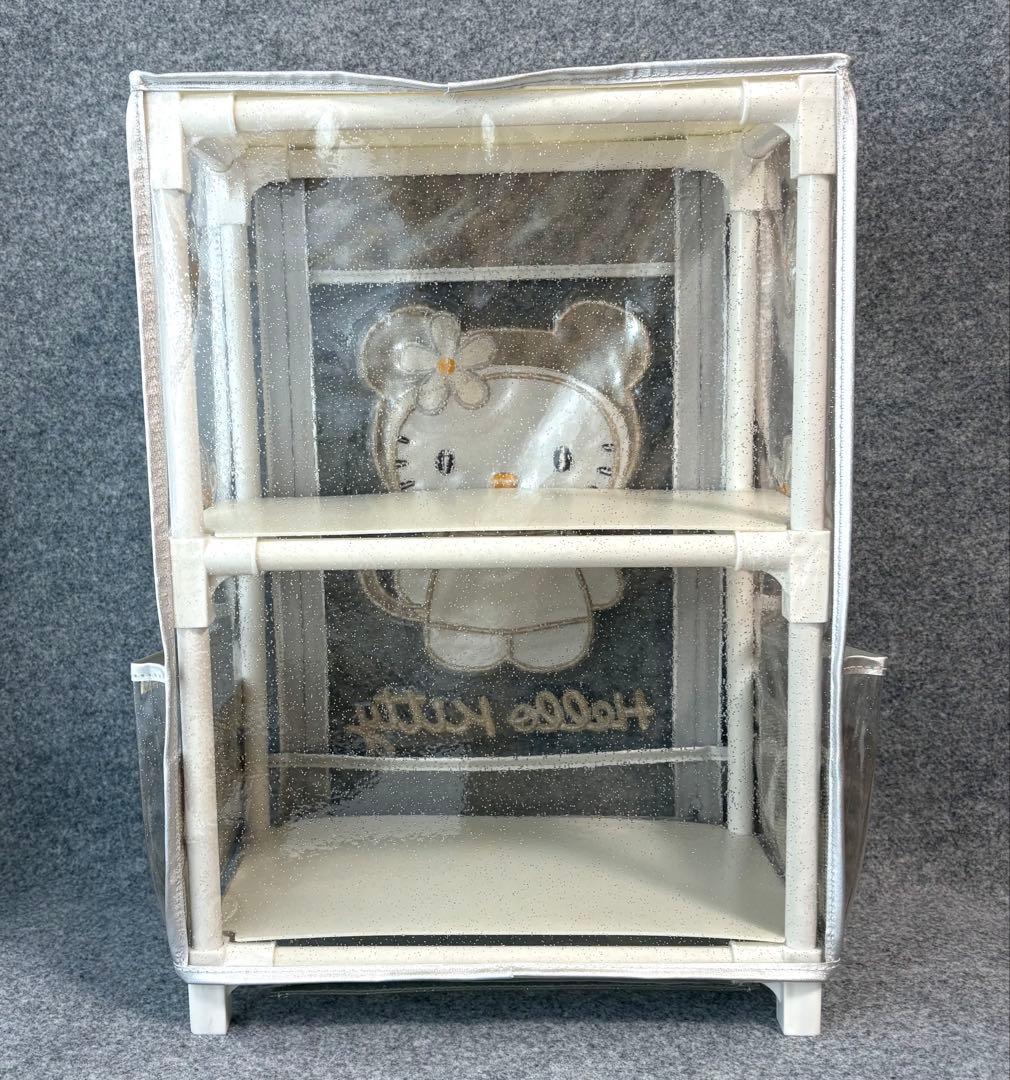 ハローキティ ヒョウ柄 棚 収納ラック