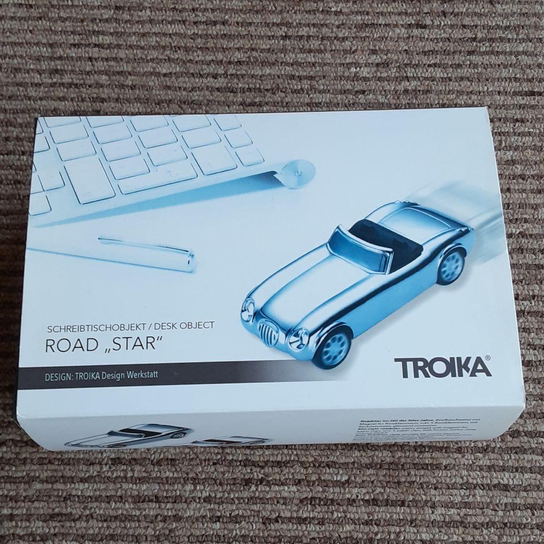 ミニカー　トロイカ　ペーパーウエイト&クリップホルダー　ロードスター