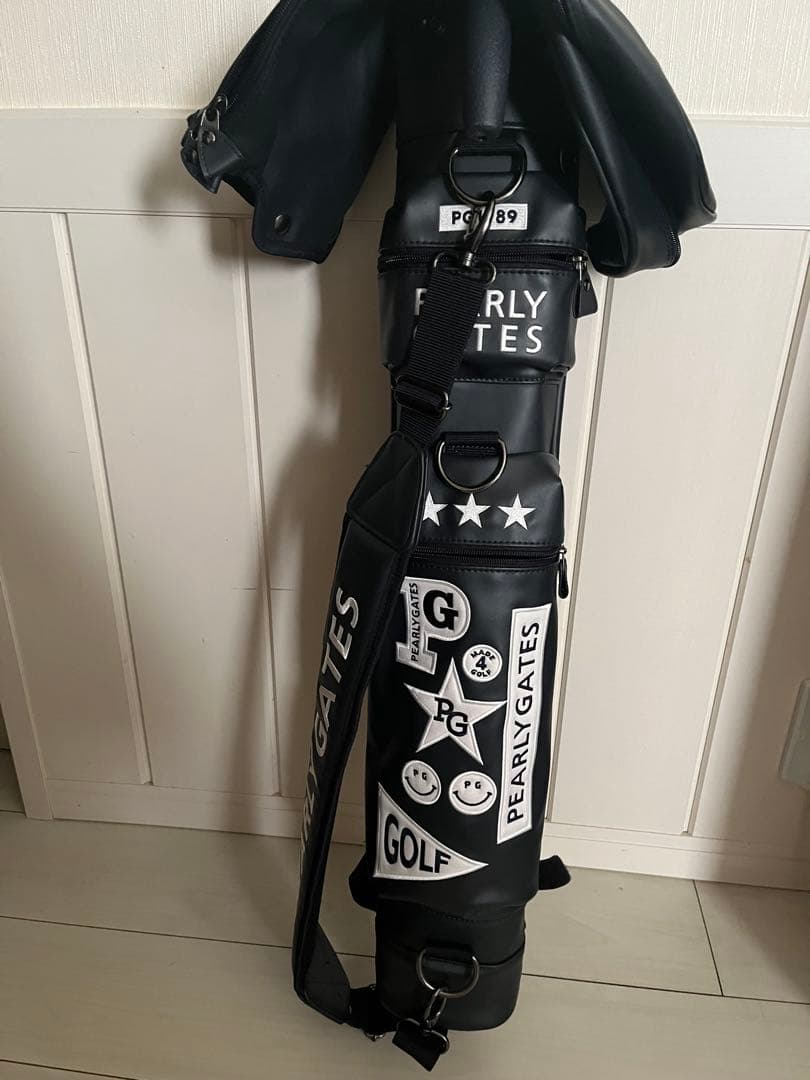 PEARLY GATES ブラックキャディバッグ