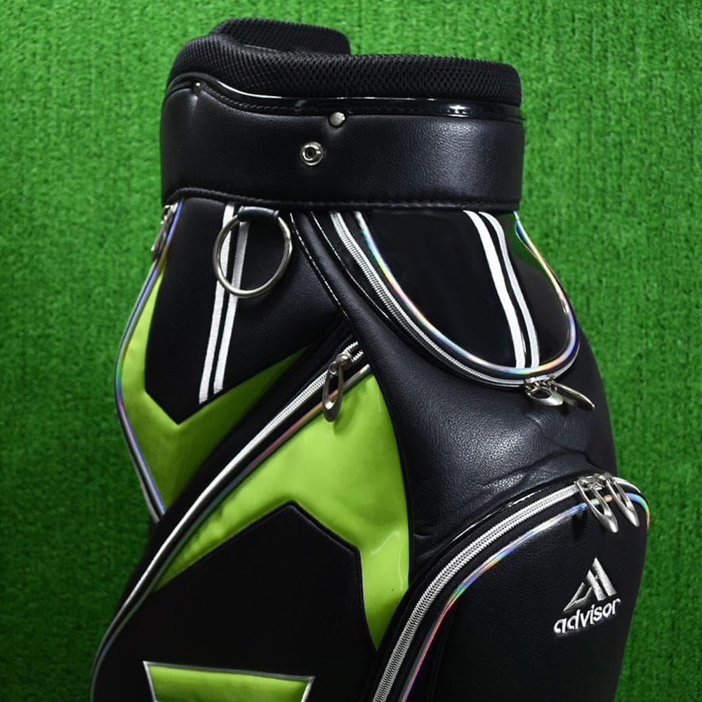 ADVISOR/アドバイザー キャディバッグ9型【ブラック】超美品！
