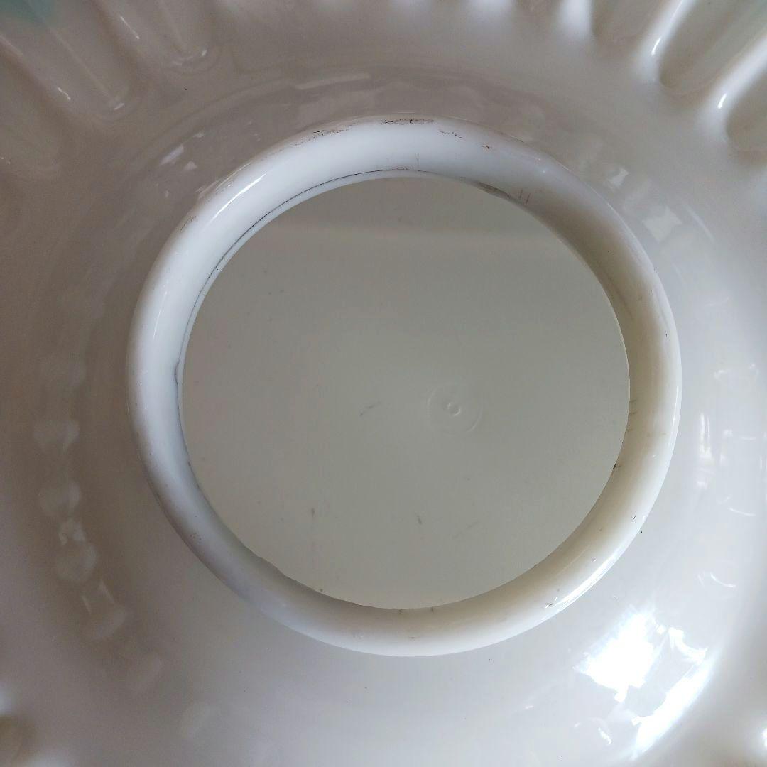 アンティーク吊りオイルランプ　　スカイブルー