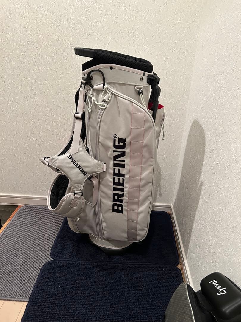 【JALコラボ商品】BRIEFING キャディバッグ ホワイト