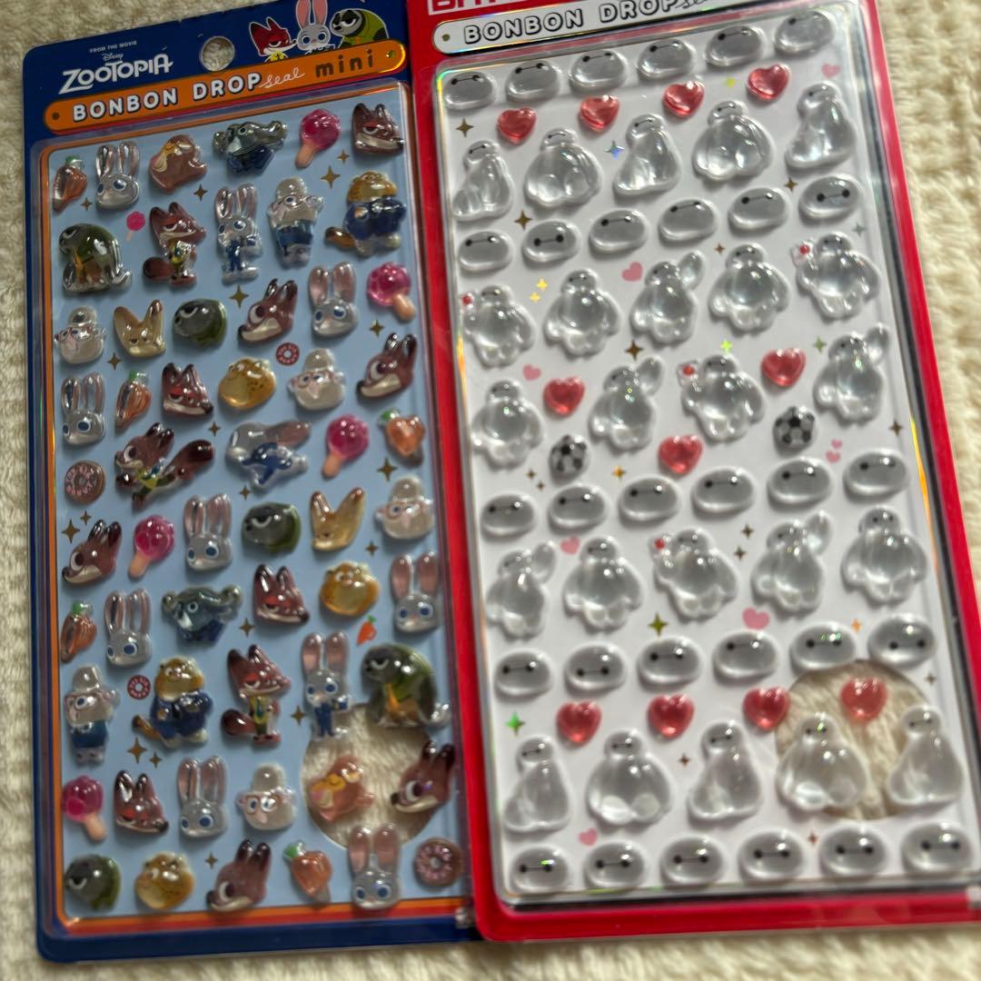 ボンボンドロップシール　ミニ　ディズニー 全8種セット　mini