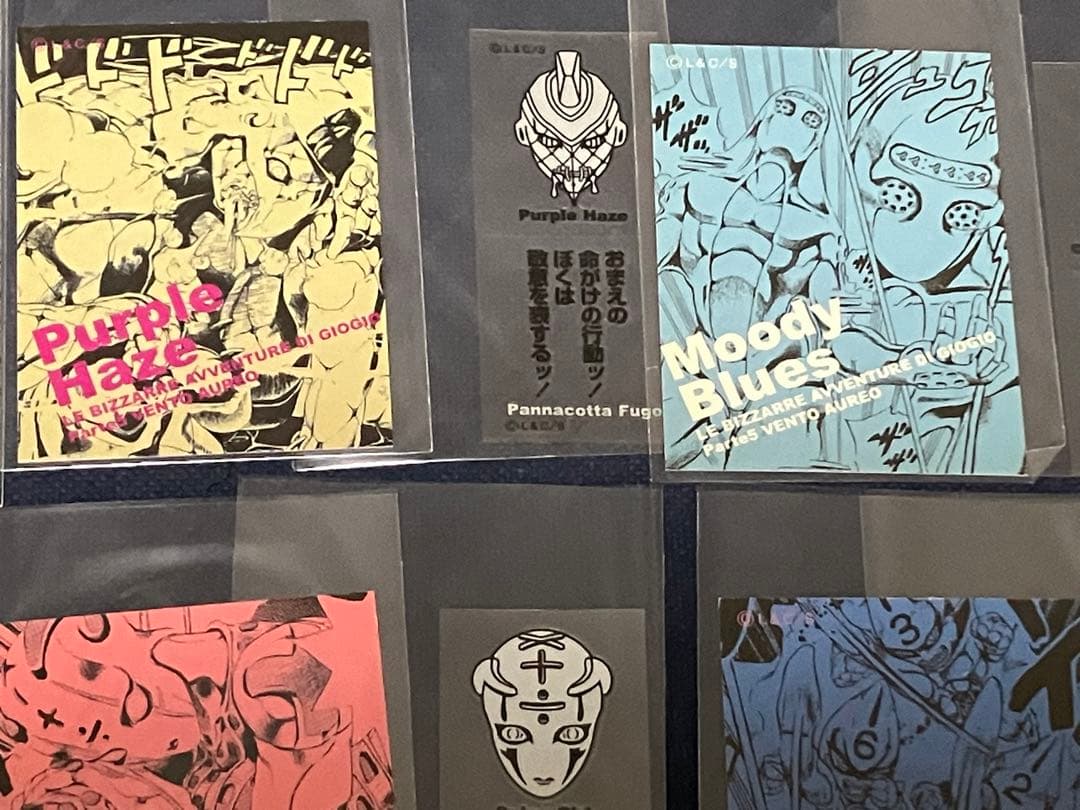 ジョジョ リアルペイントシート ジョルノ ミスタ アバッキオ フーゴ トリッシュ