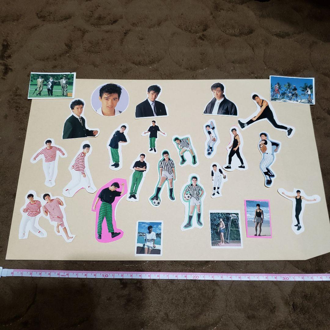 確認　少年隊　切り抜きシール　人