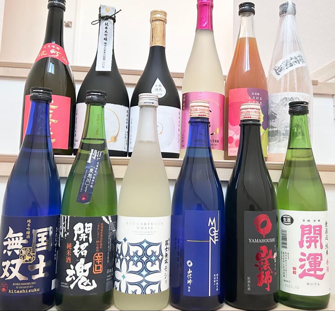 まとめ売り 日本酒飲み比べ 720ml×12 純米大吟醸3本入り