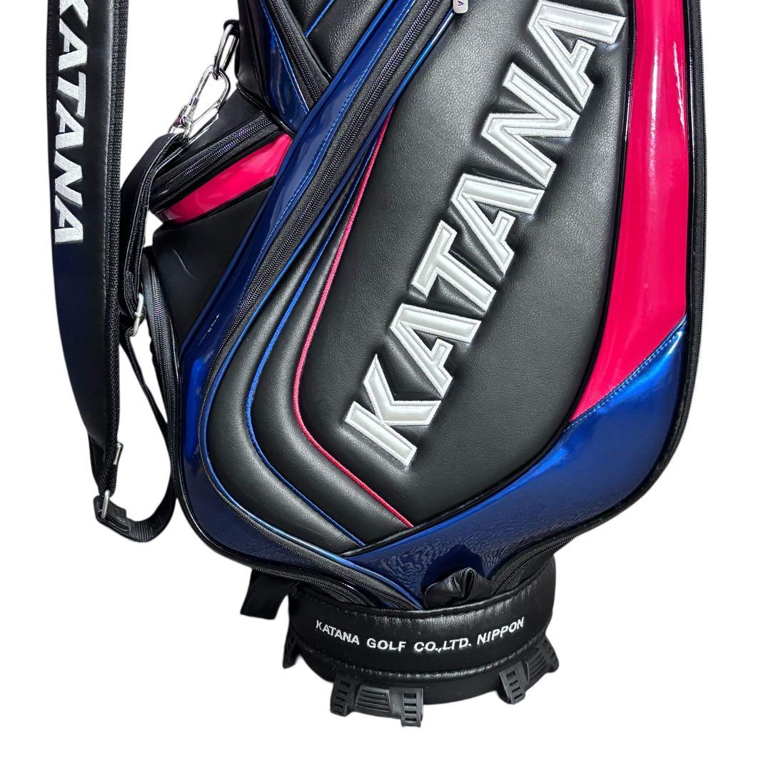 ✨未使用級✨ KATANA カタナ キャディバッグ 9.5型 PUレザー