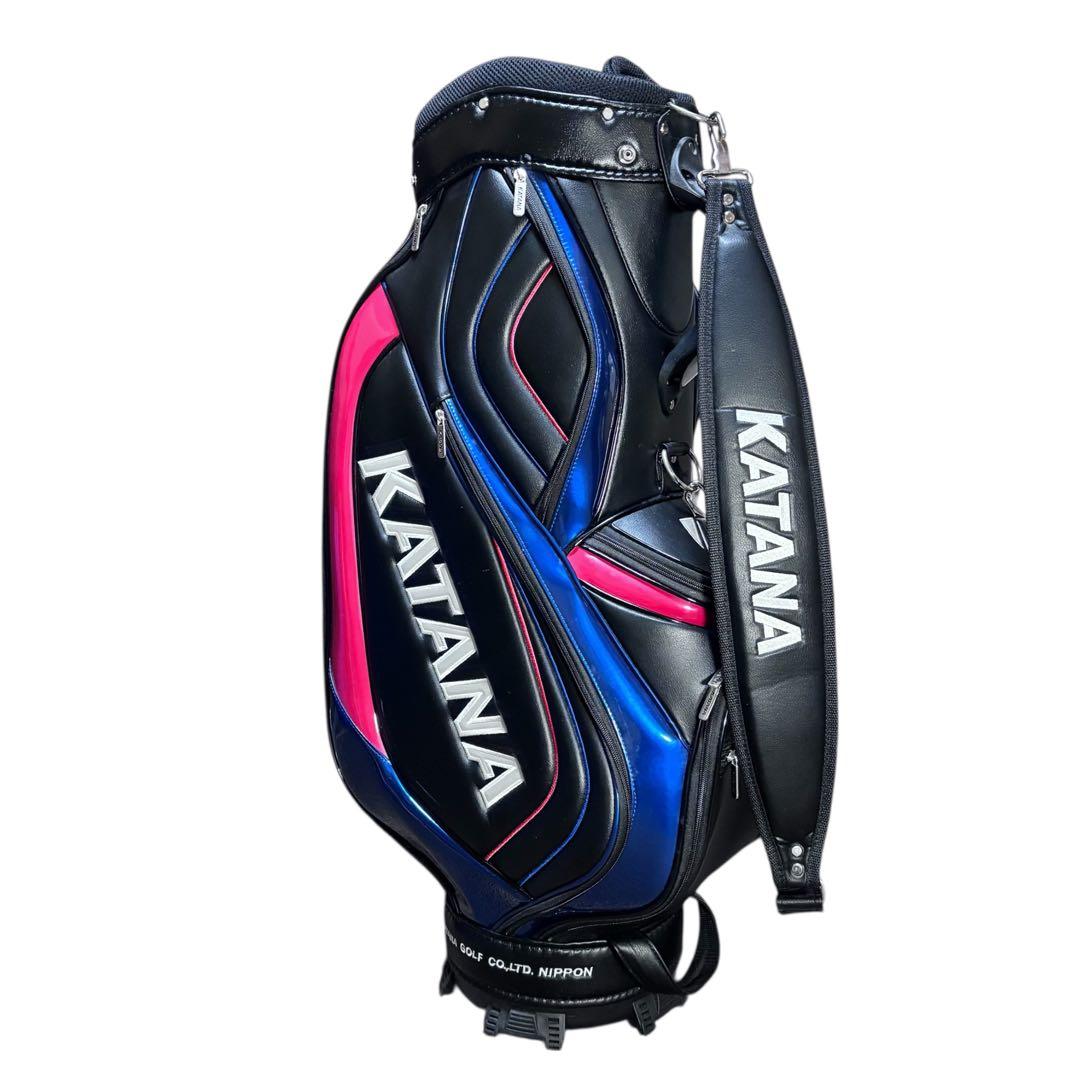 ✨未使用級✨ KATANA カタナ キャディバッグ 9.5型 PUレザー