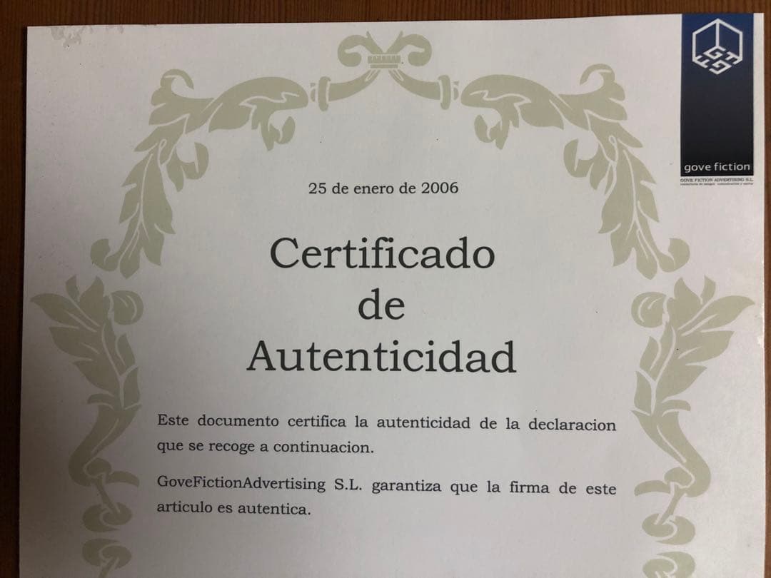 【元スペイン代表】ホセ・アントニオ・レジェス 直筆 サイン入り スパイク 右足用