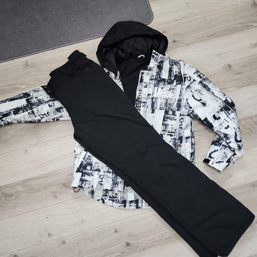 JOY RIDE スノーボードウェア 白/黒