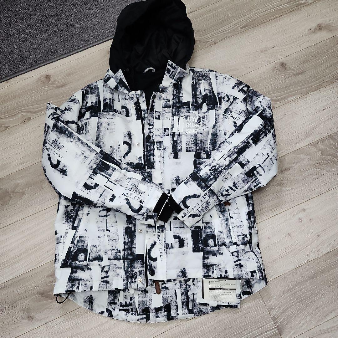 JOY RIDE スノーボードウェア 白/黒