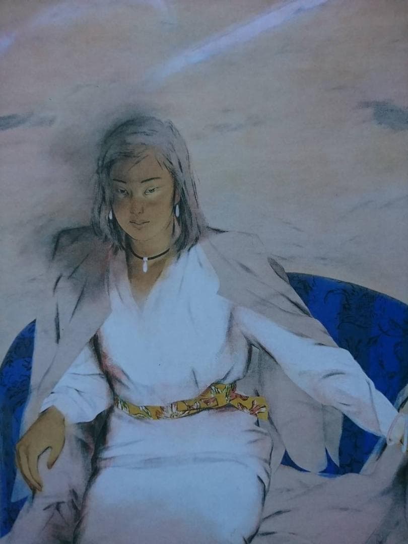 北田 克己、ゆふまどひ、厳選、希少画集画、新品高級額 額装付、きただ かつみ