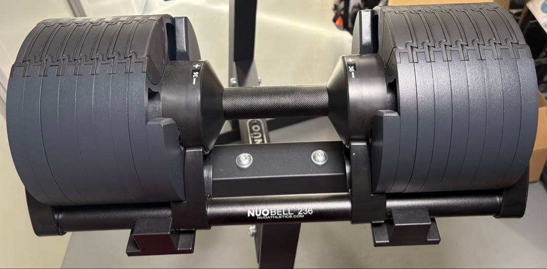 ① NUOBELL 236 可変式ダンベル 36kg【1個目】