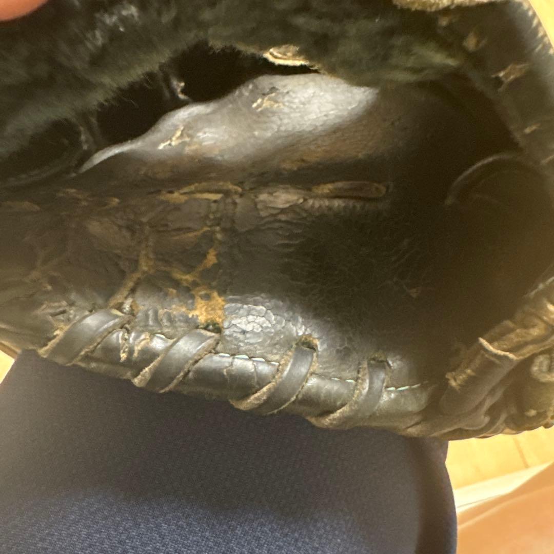 硬式野球グローブ 黒 ミズノプロ