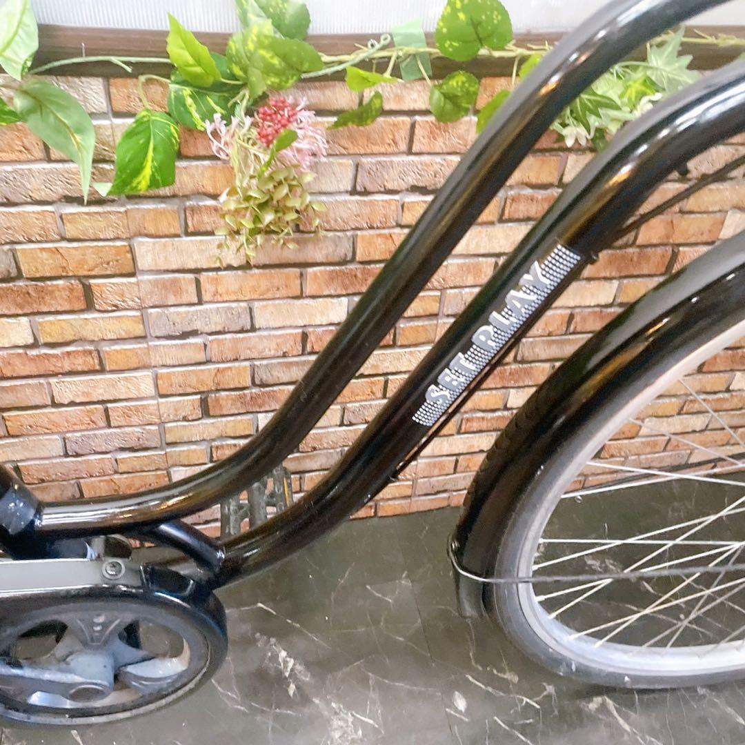 【49】一般車 ママチャリ SET PLAY ブラック 26インチ