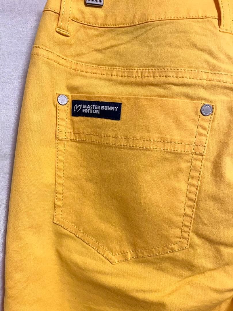 パーリーゲイツ マスターバニーエディションイエローパンツ M未使用品