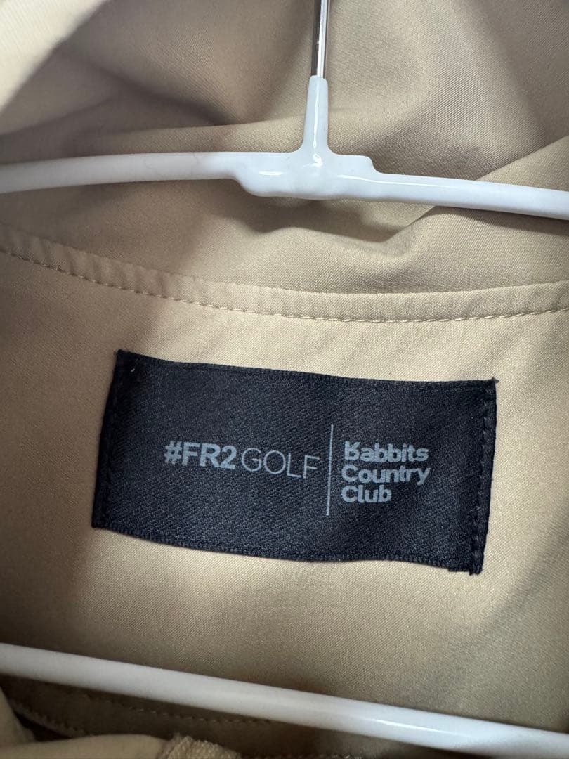 【美品】FR2 GOLF ブルゾン ジャケット ベージュ　M メンズ　ゴルフ