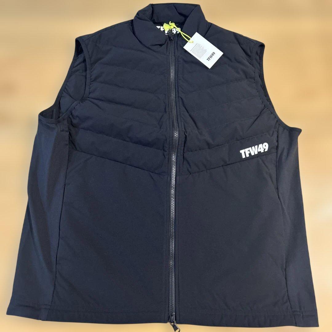 ms　TFW49 Lサイズ　新品　中綿ダウンベスト　ブラック