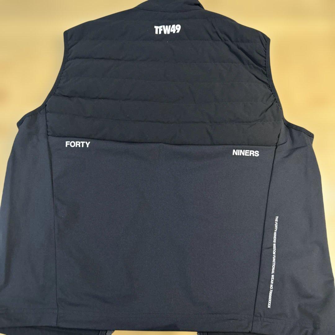ms　TFW49 Lサイズ　新品　中綿ダウンベスト　ブラック