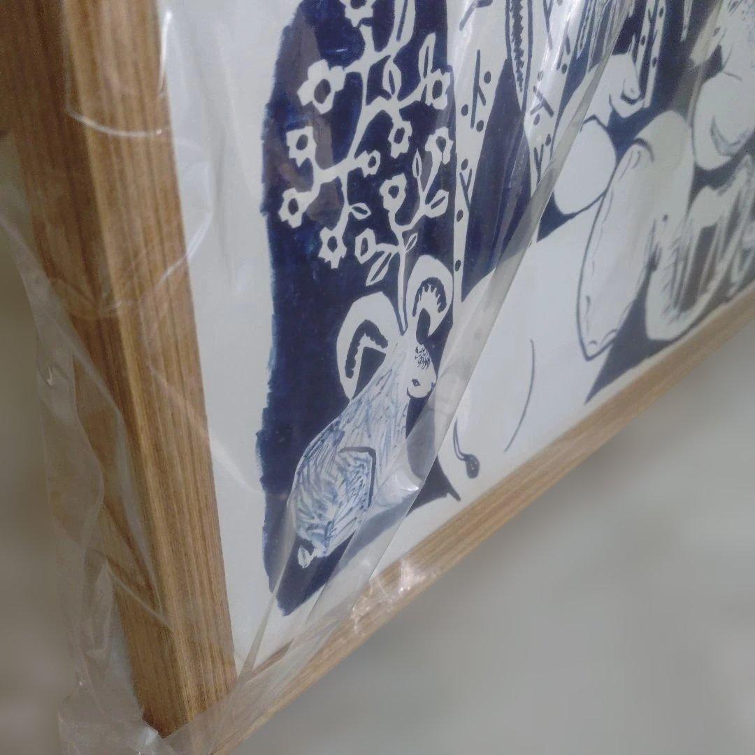 ミナペルホネン life puzzle ポスター 額装 未使用品