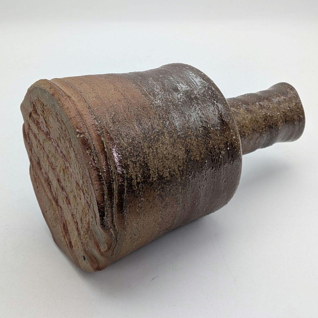 越智龍一 備前焼 花入 用心箱合布 花器 花瓶 フラワーベース 花生 一輪挿し