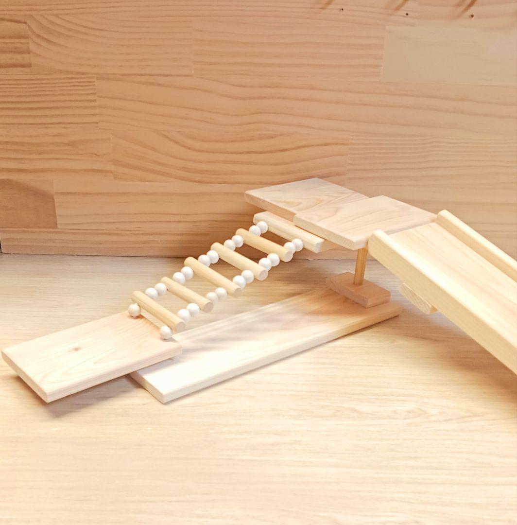 33⭐　ミニバードアスレチック 滑り台大サイズ‼　 バードトイ　インコ