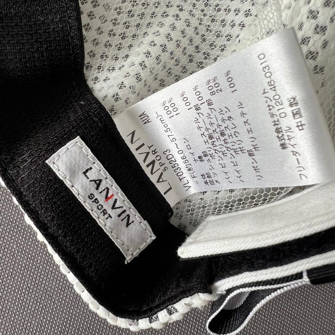 LANVIN SPORT ランバンスポール　メッシュ　キャップ　帽子　レディース