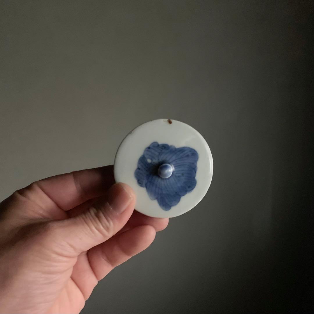 染付 筒盃 古伊万里 No.3 盃 ぐい呑み 古美術 古道具 アンティーク