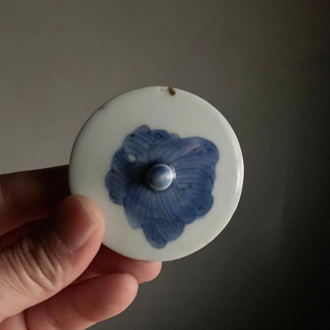 染付 筒盃 古伊万里 No.3 盃 ぐい呑み 古美術 古道具 アンティーク