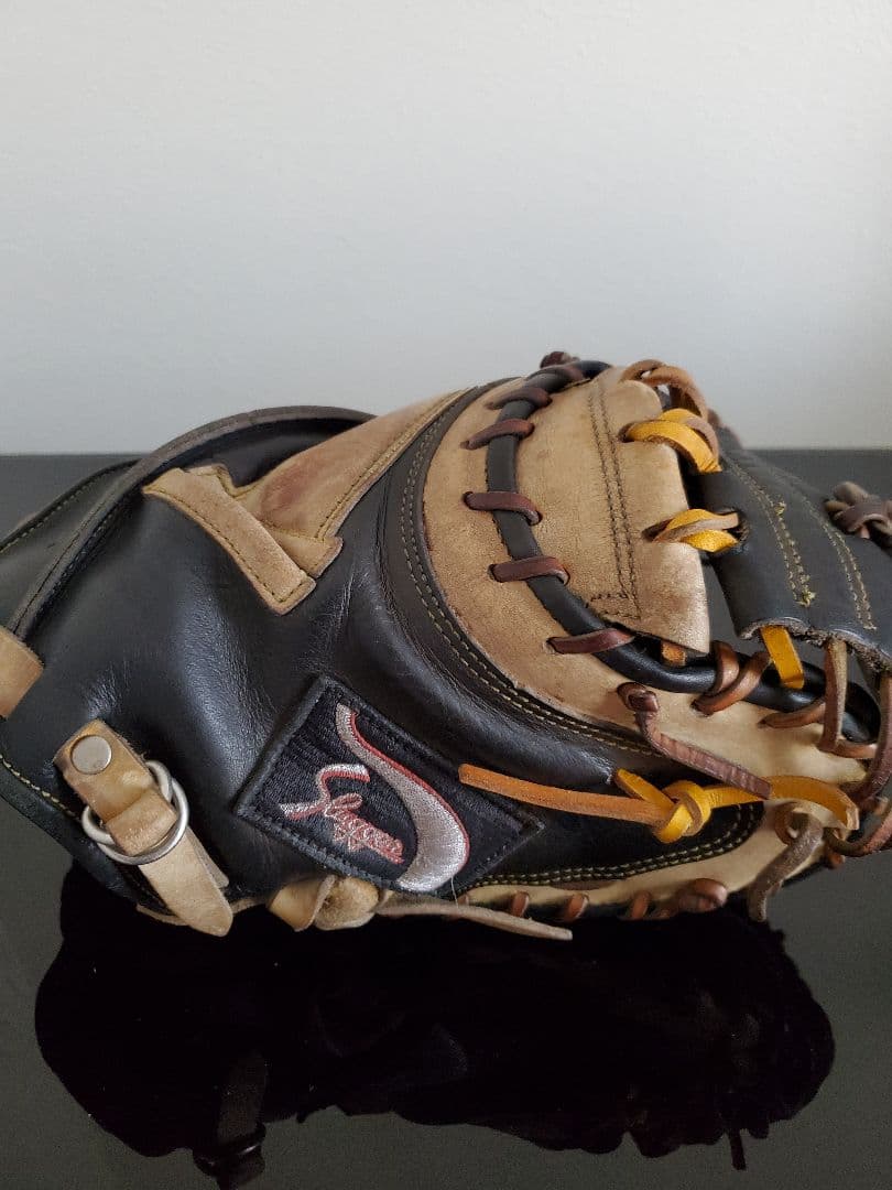 久保田スラッガー　キャッチャーミット　軟式　大人　刺繍無し　サブ硬式可能